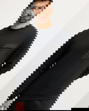 Colmar hanorac de bumbac culoarea negru, uni, 6283.6ZJ