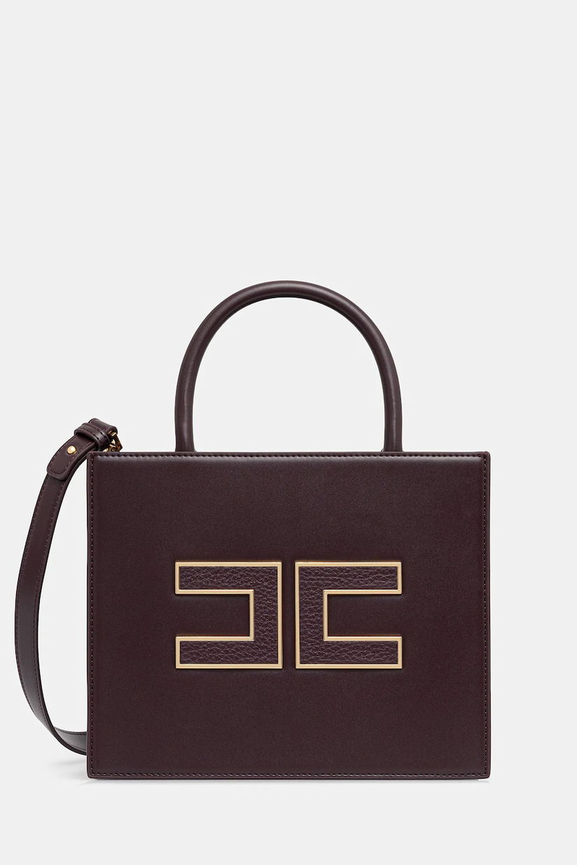 Elisabetta Franchi poșetă culoarea bordo, BS33A56E2