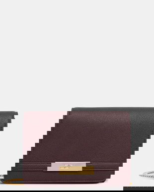 Elisabetta Franchi poșetă culoarea bordo, BS39A56E2