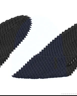 Didriksons căciulă din bumbac LAKEN culoarea bleumarin, 505757