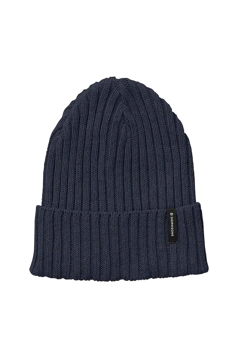 Didriksons căciulă din bumbac LAKEN culoarea bleumarin, 505757