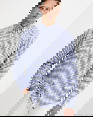 Tommy Jeans cămașă din bumbac cu guler button-down, regular, DM0DM22025