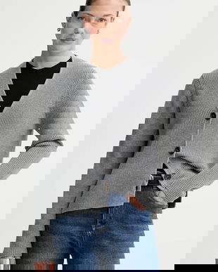 Marc O'Polo cardigan din bumbac culoarea gri, 508605961069