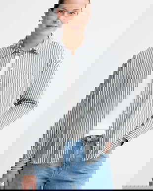 Marc O'Polo camasa din bumbac culoarea verde, cu guler clasic, regular, 5000007028