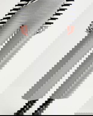 Marc O'Polo pantaloni culoarea gri, lat, high waist, M08015710423