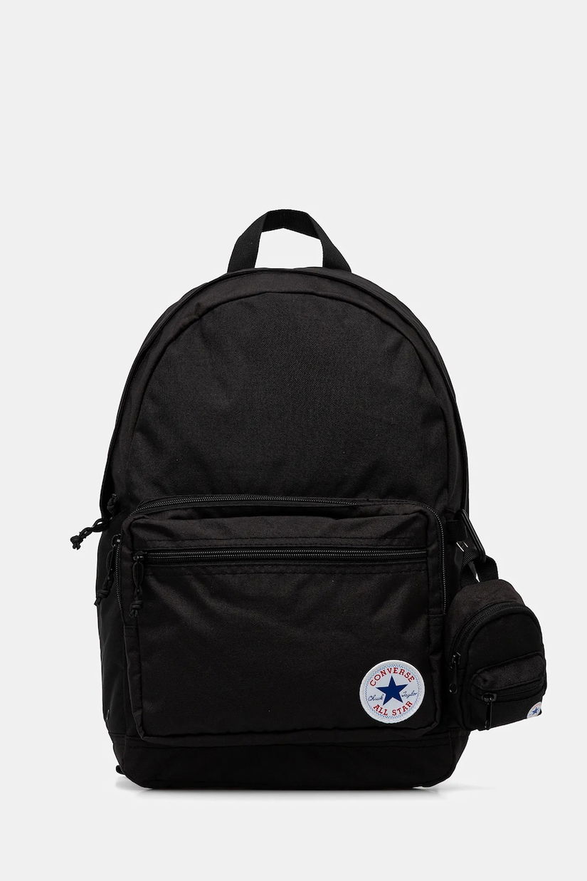 Converse rucsac culoarea negru, mare, uni, MA5665