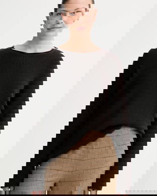 Marc O'Polo pulover de bumbac culoarea maro, 508605960171