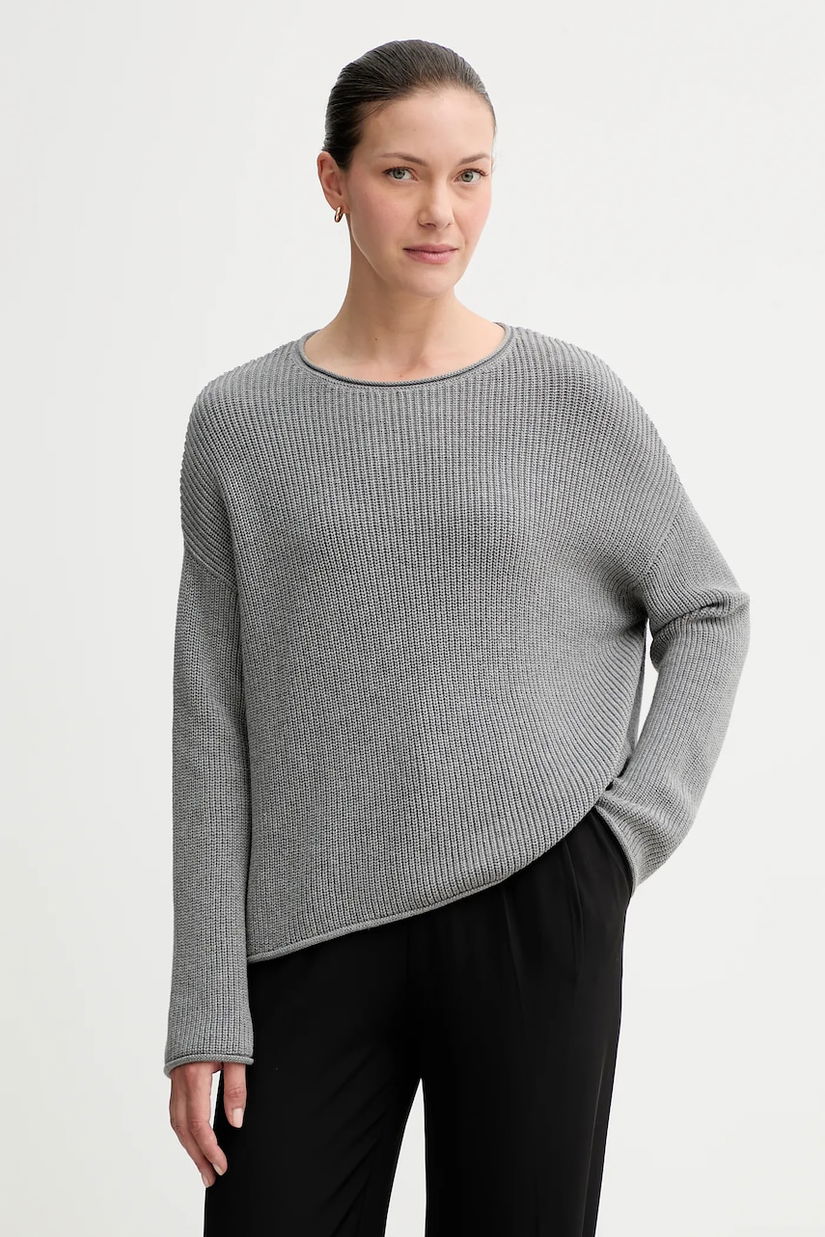 Marc O'Polo pulover de bumbac culoarea gri, 508605960171