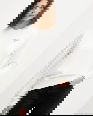 Tommy Jeans hanorac de bumbac culoarea alb, cu imprimeu, DW0DW21960