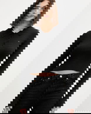 Tommy Jeans pulover culoarea negru, light, DW0DW21829