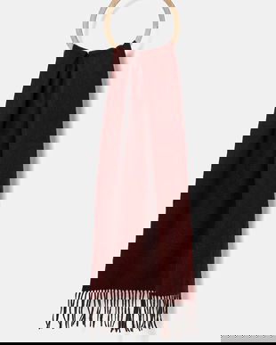 Answear Lab esarfa de lana culoarea rosu, neted