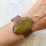 Bratara opal verde & cupru