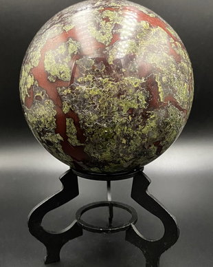 Jasp Sangele Dragonului - Sfera piatra semipretioasa