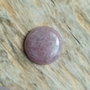 Cabochon cuart strawberry. 25 mm