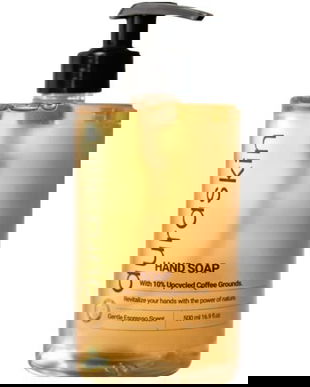 Sapun lichid, Espresso, cu boabe de cafea transformate, pentru toate tipurile de piele AuraSkin, 500 ml