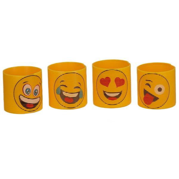 Set joc arc Smiley, spirala Slinky, 4 bucati, 6 x 6 cm