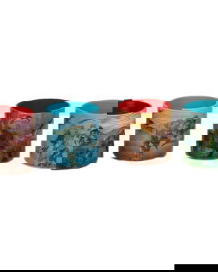 Set joc arc Dinosaur, spirala Slinky, 4 bucati, 6 x 6 cm