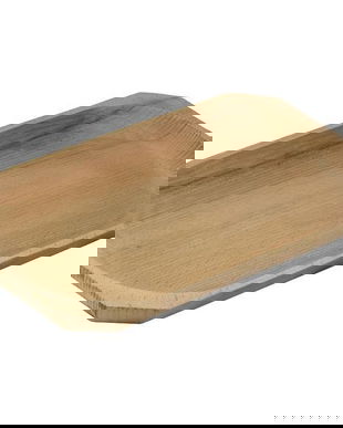 Platou, tava de servire cu 1 compartiment, lemn masiv fag, rustic, 43 x 22 cm