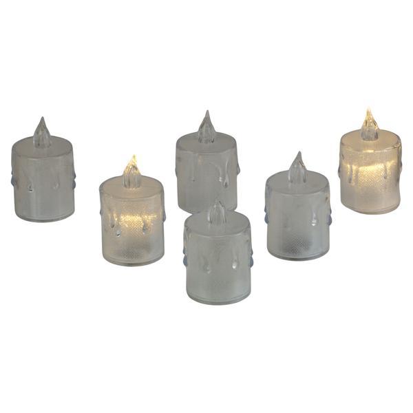 Set 6 lumanare LED, lumina calda Lumin, 6.5 x 4 cm
