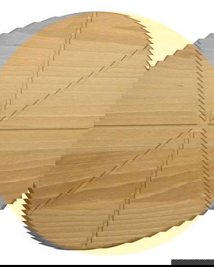 Platou Pizza 2 in 1, taiat si servit, lemn, 34 cm