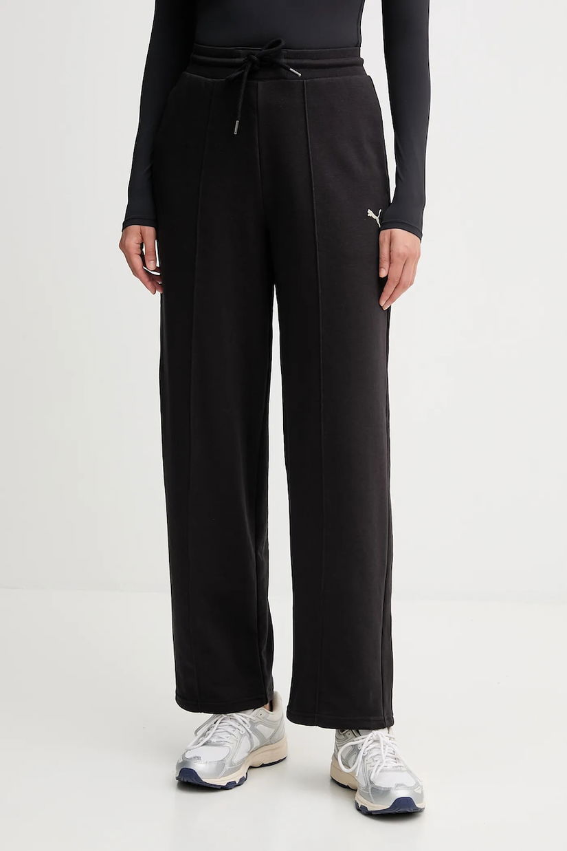 Puma pantaloni de trening culoarea negru, uni, 688129