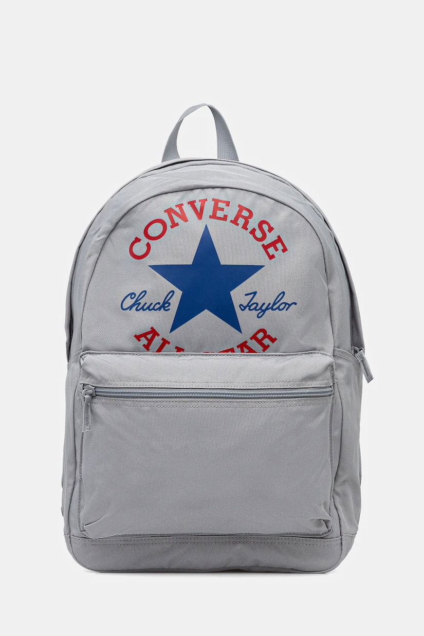 Converse rucsac culoarea gri, mare, cu imprimeu, MA5663