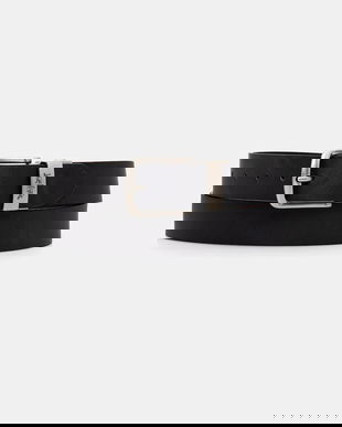 Levi's curea de piele cu două fețe culoarea negru, 004BV