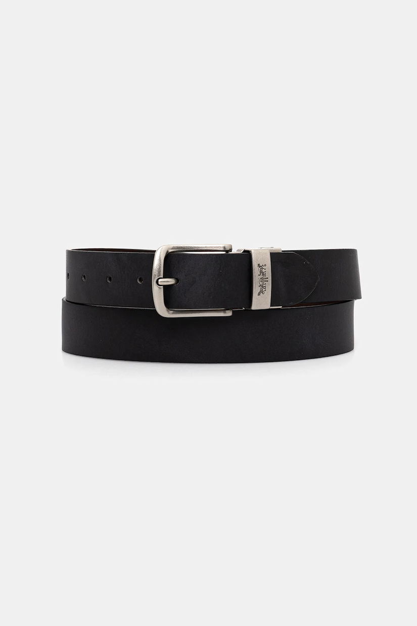 Levi's curea de piele cu două fețe culoarea negru, 004BV