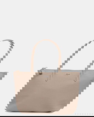 Lacoste poșetă culoarea bej, NF2037PK