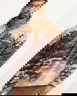 Columbia hanorac Helvetia II culoarea negru, cu imprimeu, 2098461