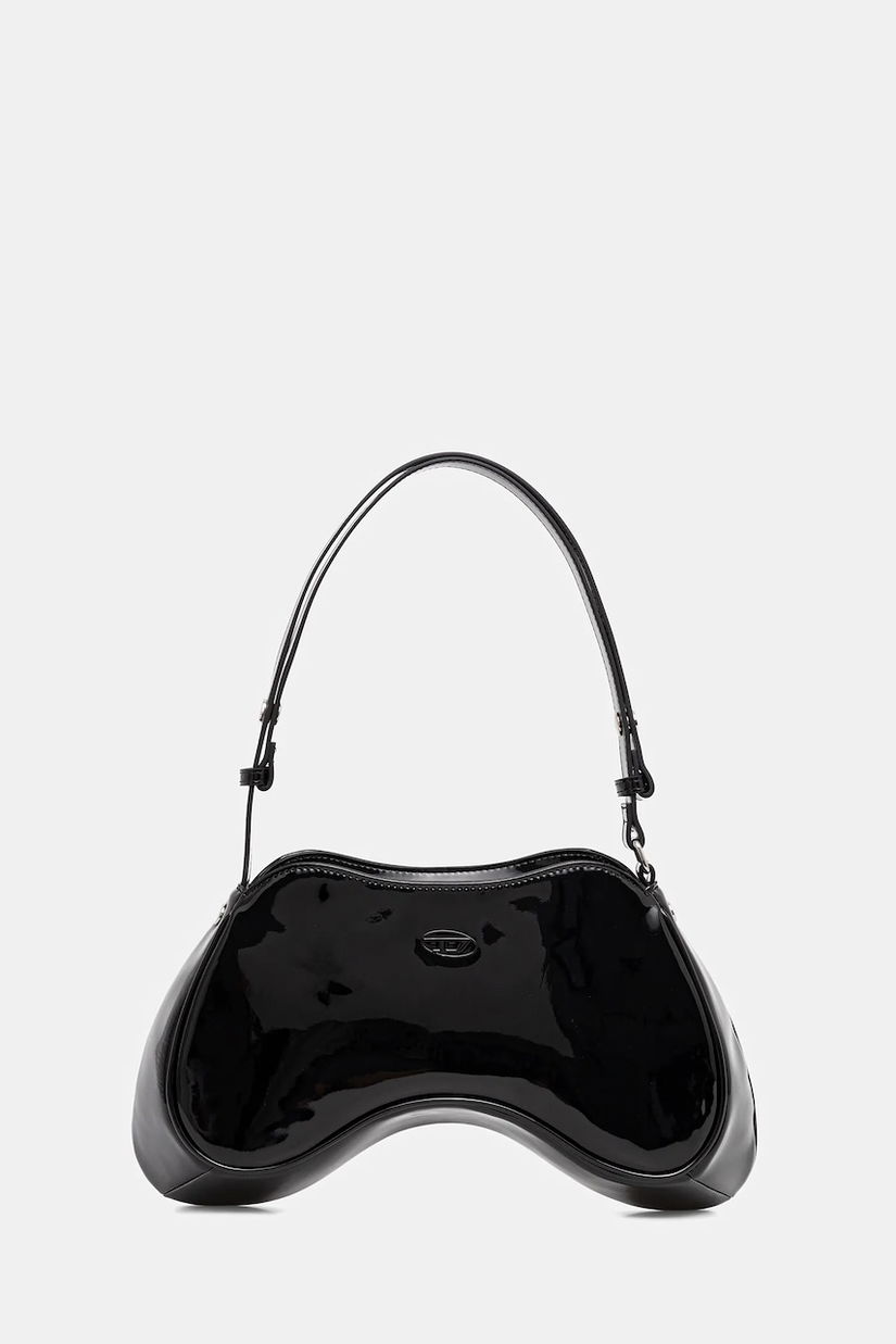 Diesel poseta PLAY PLAY SHOULDER cross bodyb culoarea negru, X10201.P6255