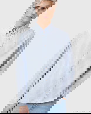 AllSaints cămașă din bumbac SAINT cu guler clasic, relaxed, M087SC