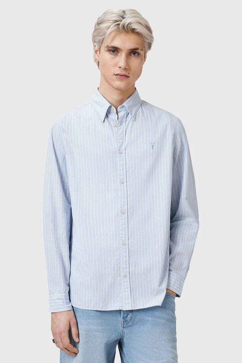 AllSaints cămașă din bumbac SAINT cu guler clasic, relaxed, M087SC