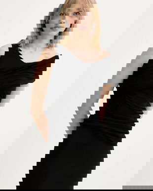 Rick Owens Lilies top culoarea negru, uni, LI01E4108RV