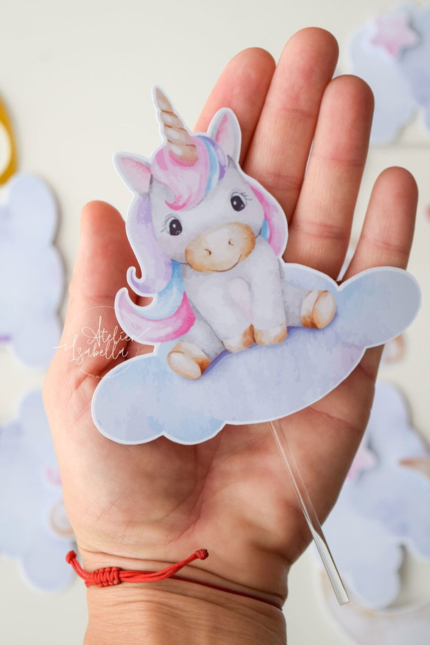 Set Toppere Tort - Unicorni