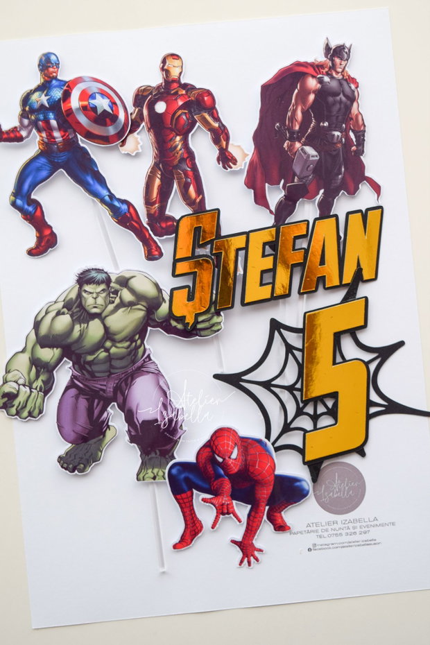 Set Toppere Tort - Avangers