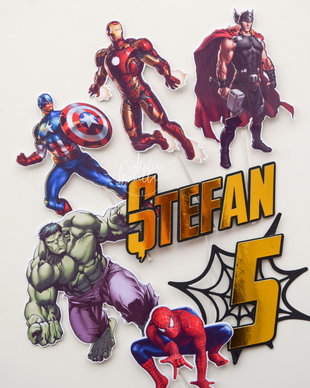 Set Toppere Tort - Avangers