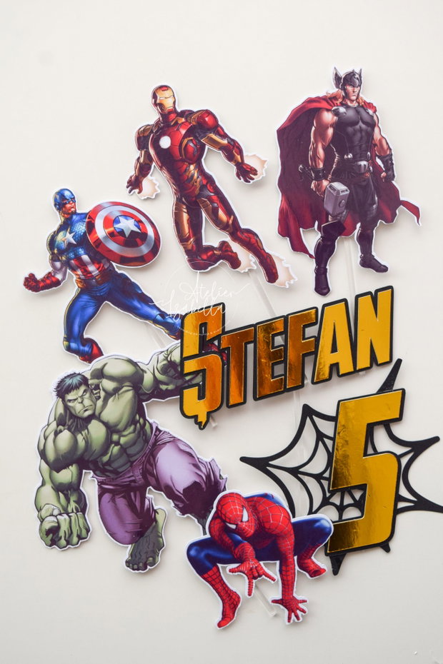 Set Toppere Tort - Avangers