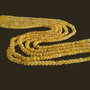 Margele jad rondele fatetate 4x2mm, galben (17cm) MG.0297