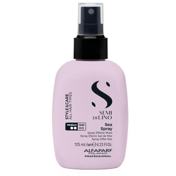 Spray Texturizant cu Efect Marin - Alfaparf Milano Semi di Lino Style &amp; Care Sea Spray, 125 ml