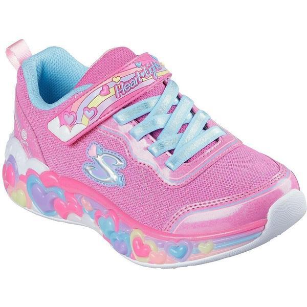 Pantofi sport copii Skechers S Lights-eternal Heart Lights 302697L-HPMT, 34, Roz