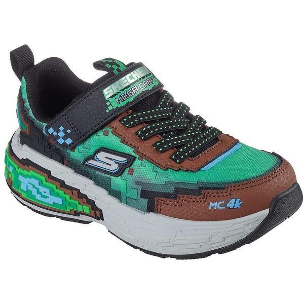 Pantofi sport copii Skechers Mega-craft 4k 402160L-BRMT, 31, Verde