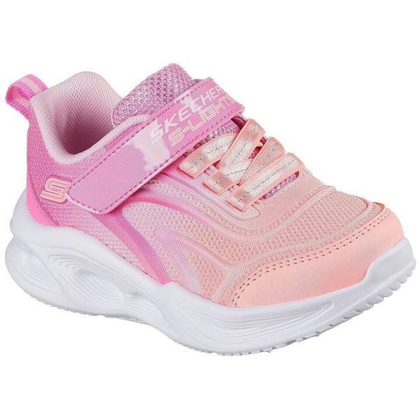 Pantofi sport copii Skechers S Lights-skechers Sola Glow- 303713N-PKMT, 25, Roz