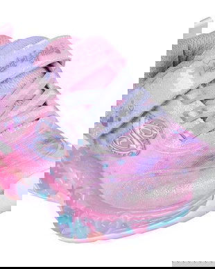 Pantofi sport copii Skechers Eternal Heart Lights 302696N-LPMT, 24, Roz