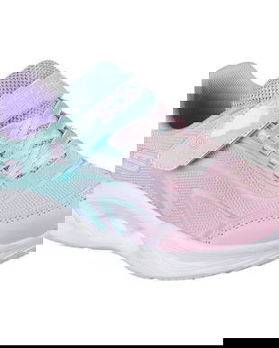 Pantofi sport copii Skechers S Lights-skechers Sola Glow- 303713L-AQMT, 31, Albastru