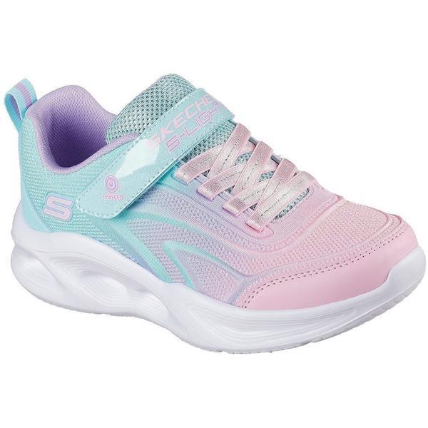 Pantofi sport copii Skechers S Lights-skechers Sola Glow- 303713L-AQMT, 30, Albastru