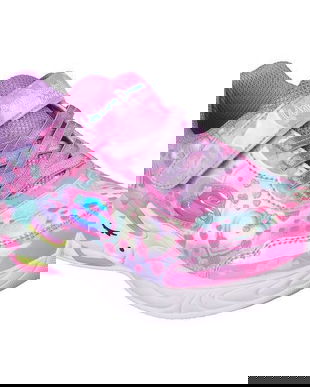 Pantofi sport copii Skechers S Lights-unicorn Dreams-hear 303063L-PKMT, 27, Roz