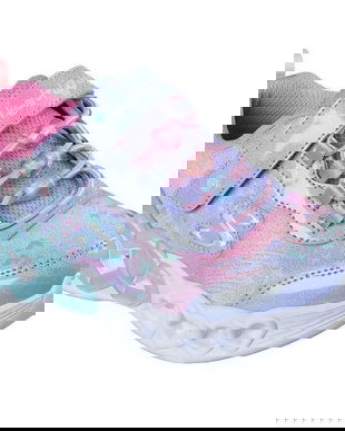 Pantofi sport copii Skechers S Lights-infinite Heart Ligh 303261L-LVMT, 30, Mov
