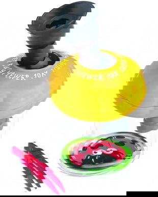 Cutie cu microscop pentru observarea insectelor. Galben