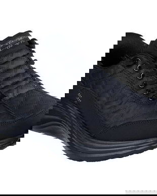 Pantofi sport barbati Skechers Contour Foam - Cozy 232619-BBK, 44, Negru